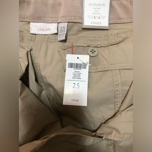 Chico’s cotton crop pant, size 2.5